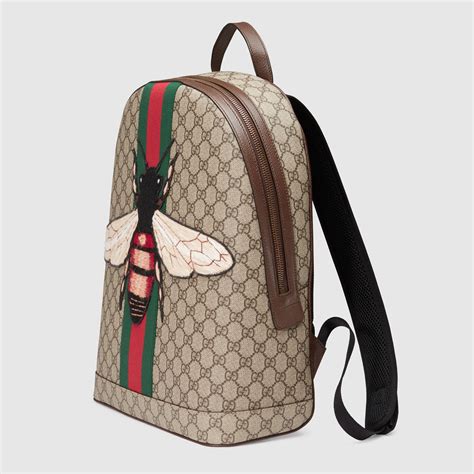 gucci backpack with gold bees|Gucci bag with bumble bee.